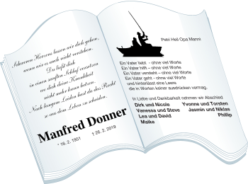 Traueranzeige von Manfred Donner von Strelitzer Zeitung